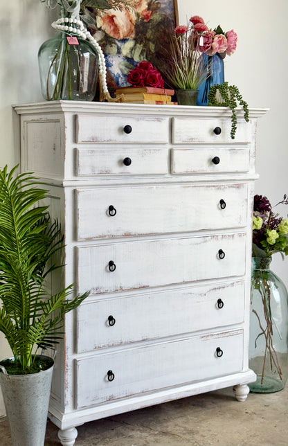 Delaney Chest of Drawers-Whisper White
