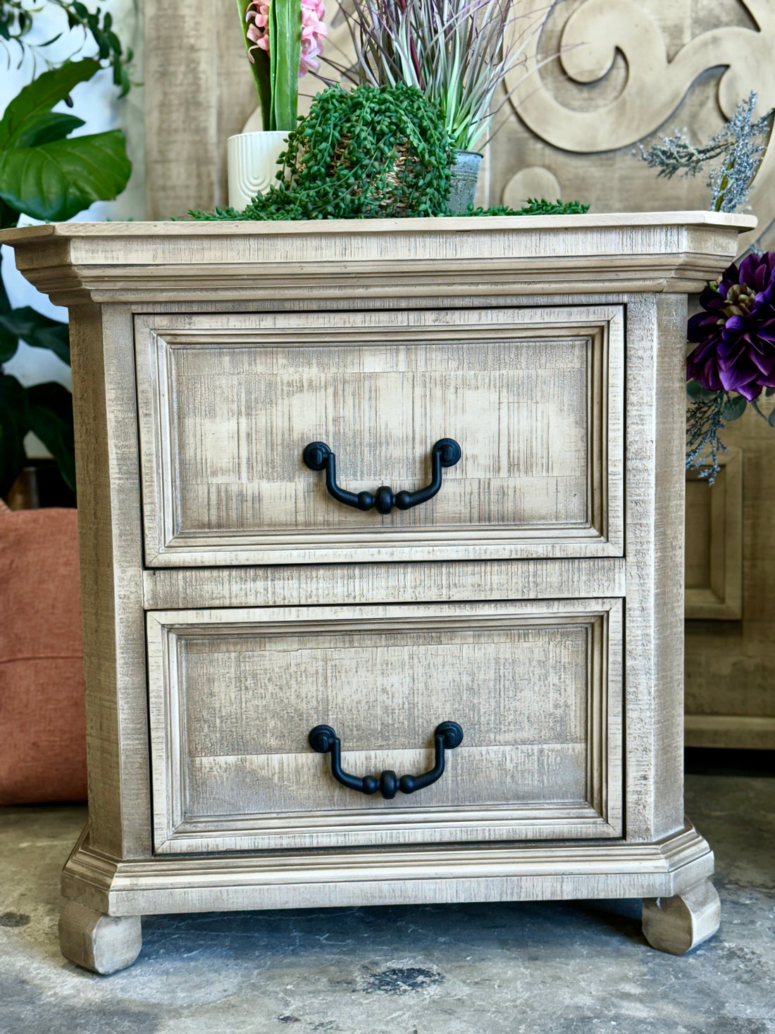 Harper Nightstand- Cappuccino