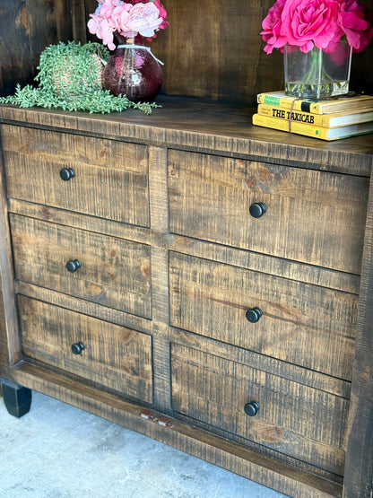 Melody Domed Vitrine- Handrubbed Black/Sparrow
