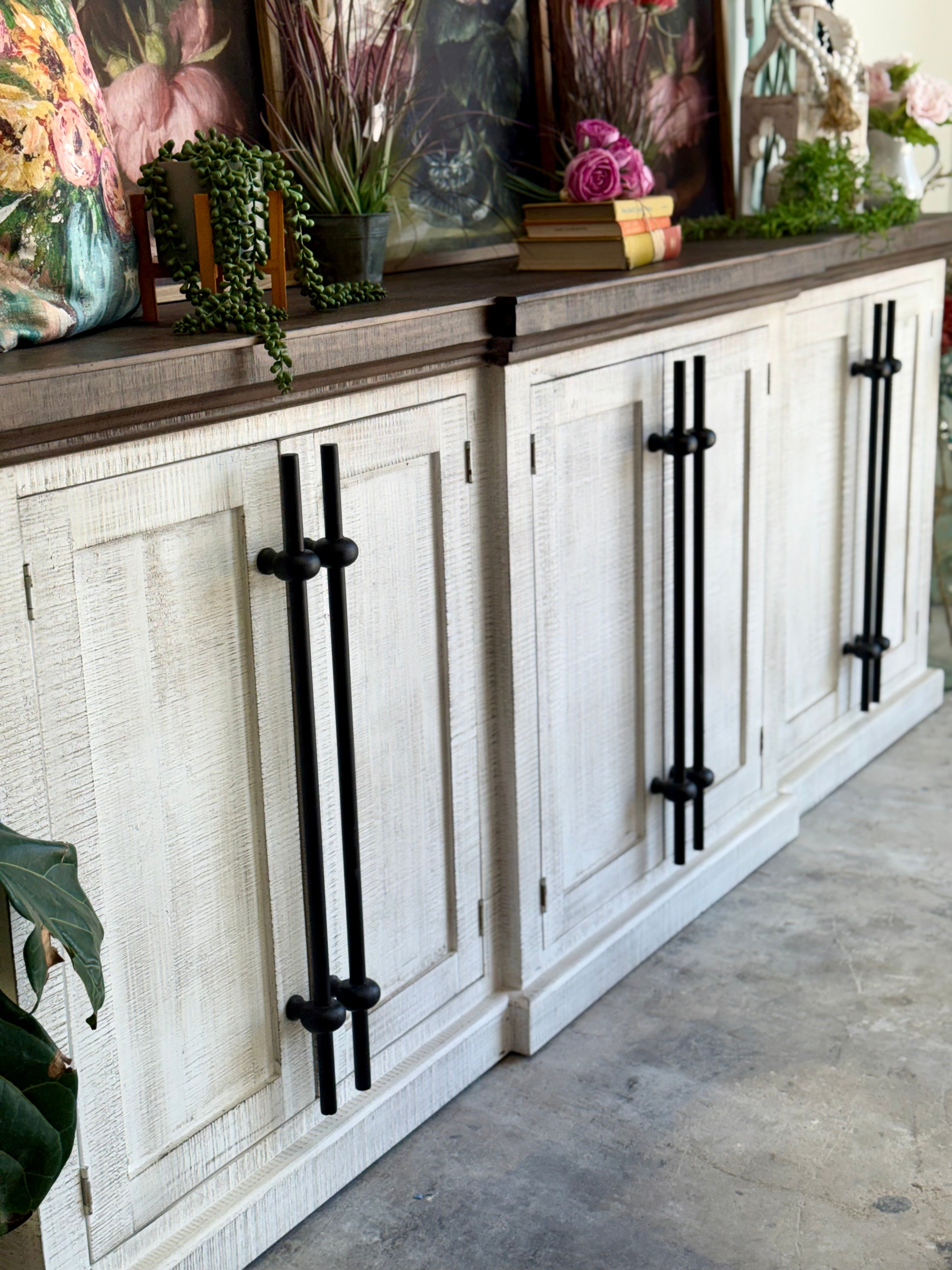 Kylie Console-White Wheat/Honeywood™
