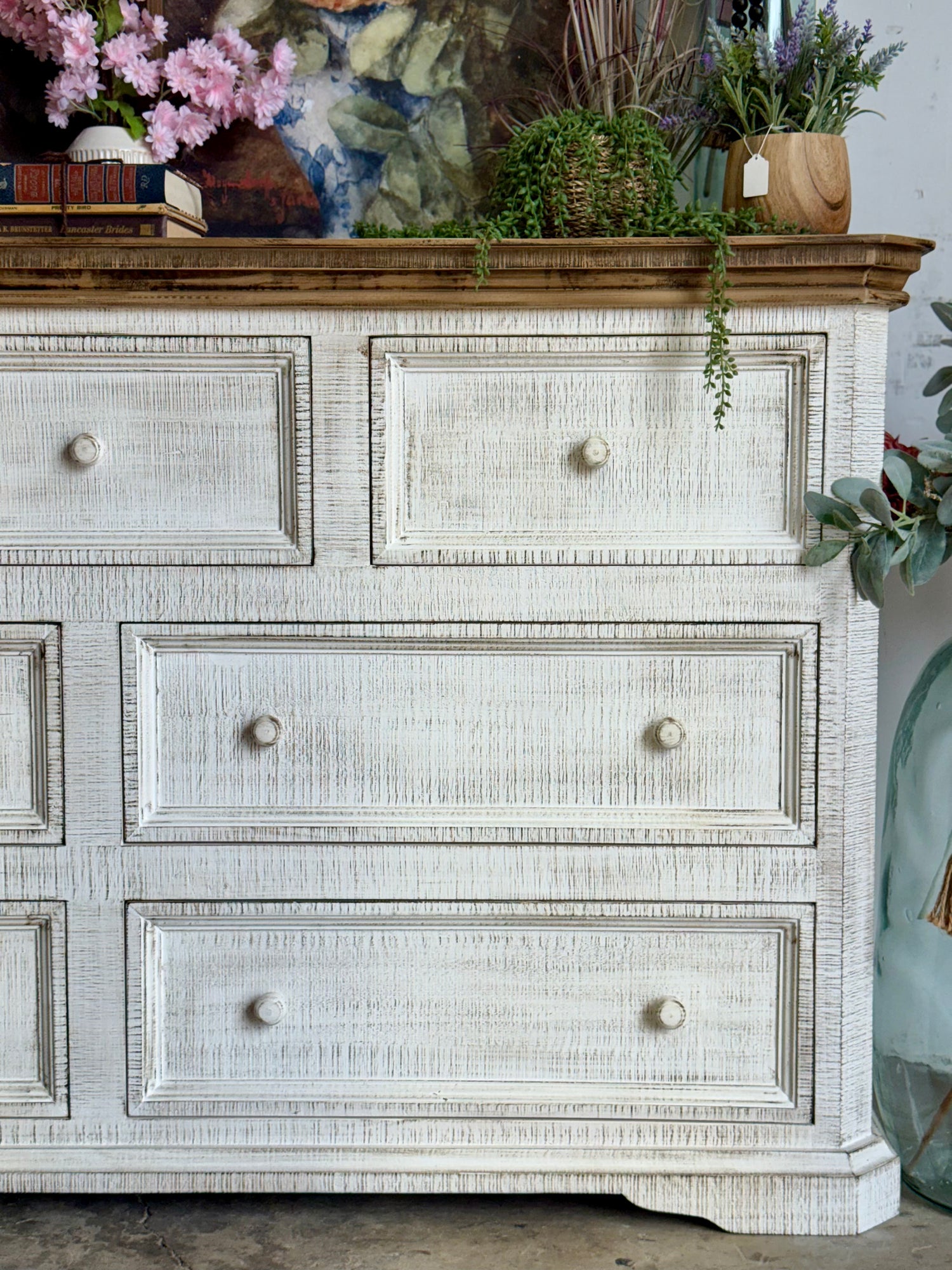 Eden Dresser- White Wheat/Sandstone
