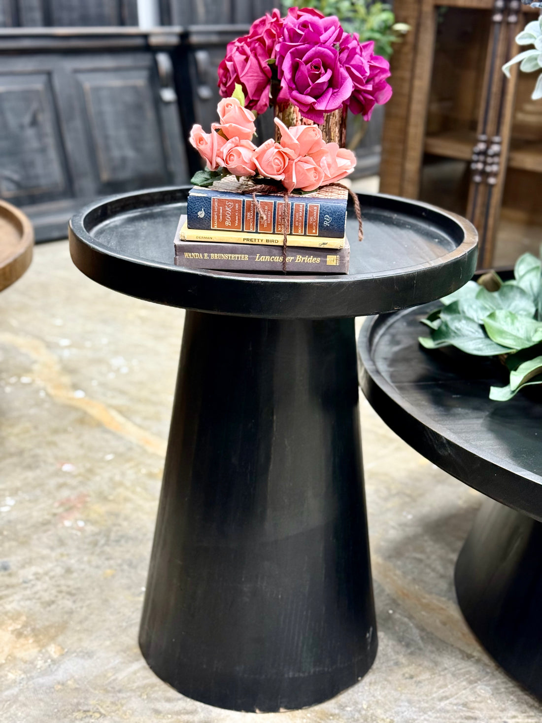 Kennedy Side Table-Handrubbed Black