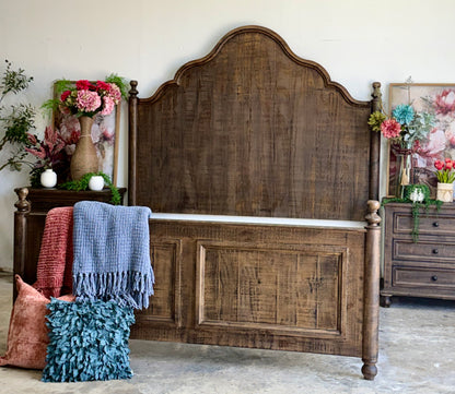 Adele King Bed- Honeywood