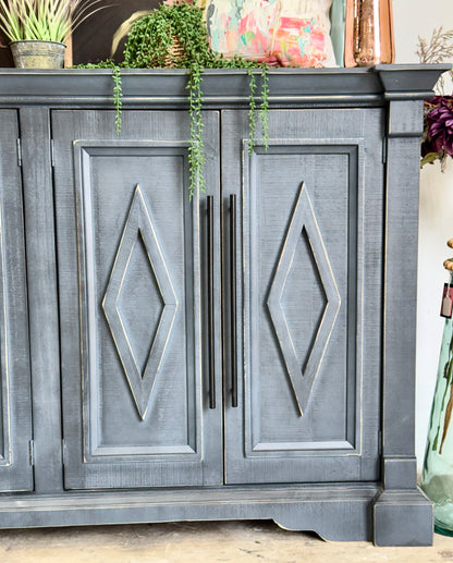Chloe 6 Door Console-Blue Haze™