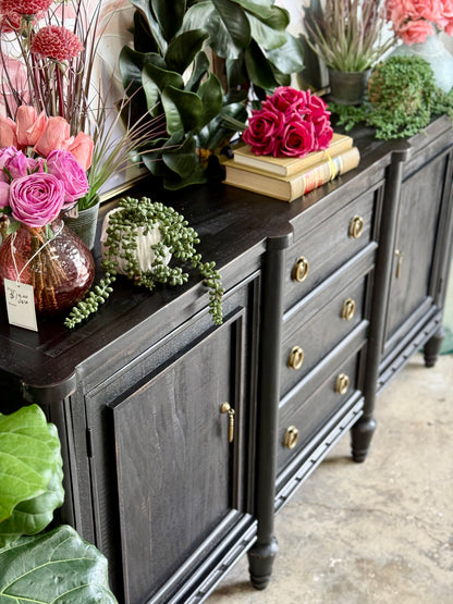 Juliette Console-Black/ Gold