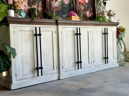 Kylie Console-White Wheat/Honeywood™
