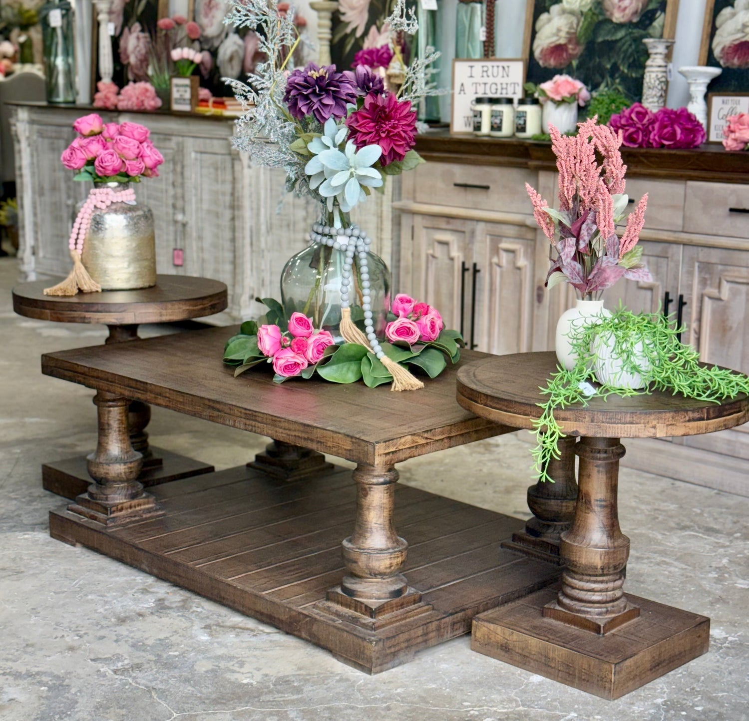 Brooklyn Round Side Table-Honeywood™