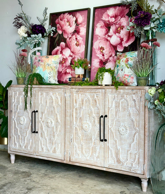 Celeste 4 Door console- Soft White