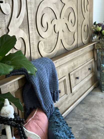 Harper Curved King-Cappuccino