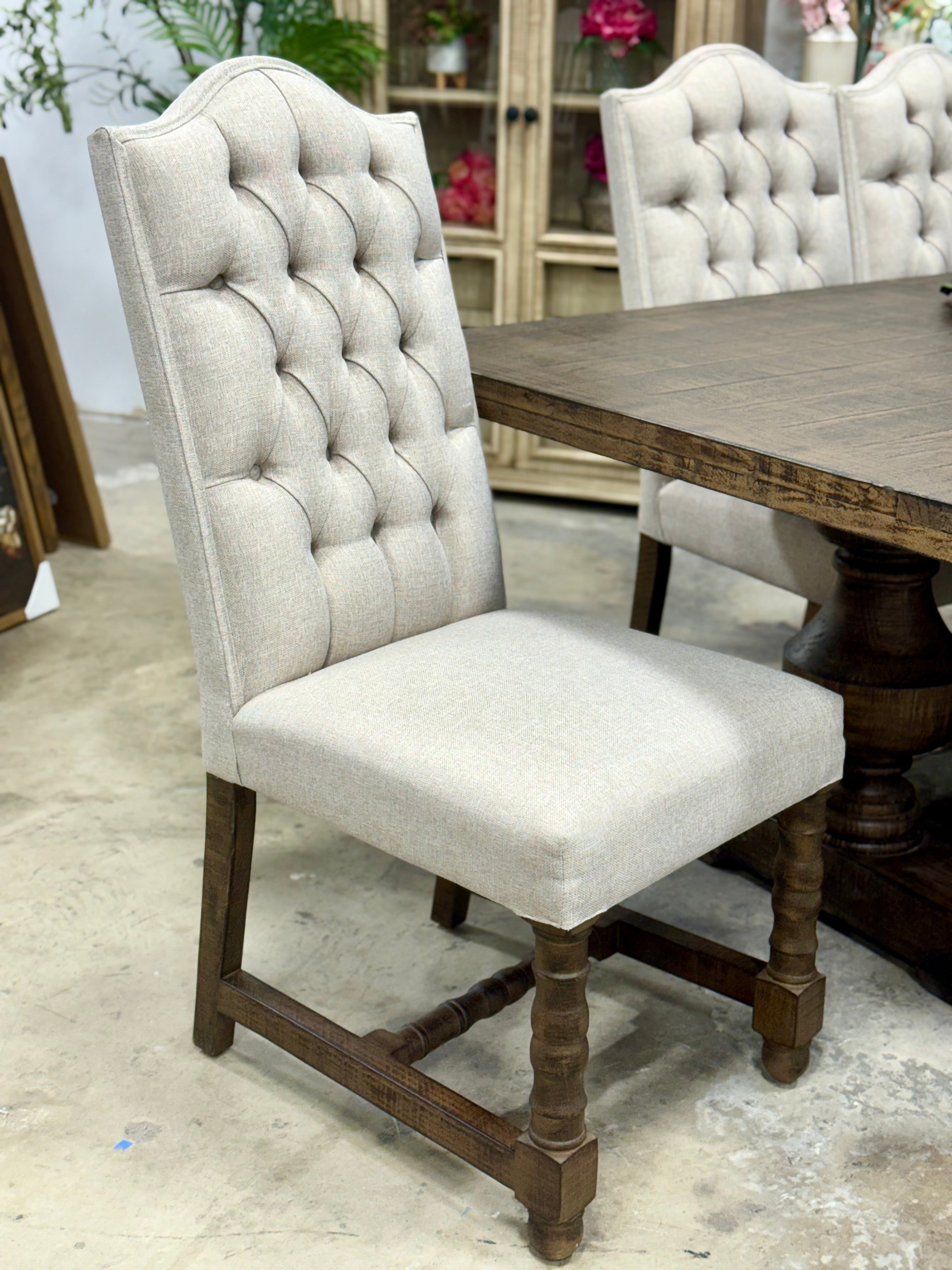 Hannah 7 Foot Dining Table Set With Chairs-Honeywood™