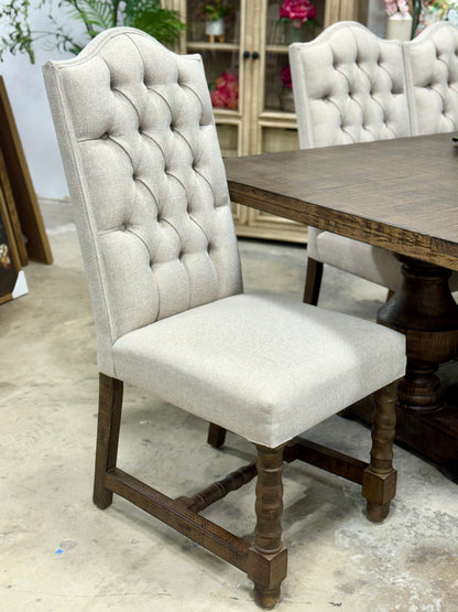 Hannah 7 Foot Dining Table Set With Chairs-Honeywood™