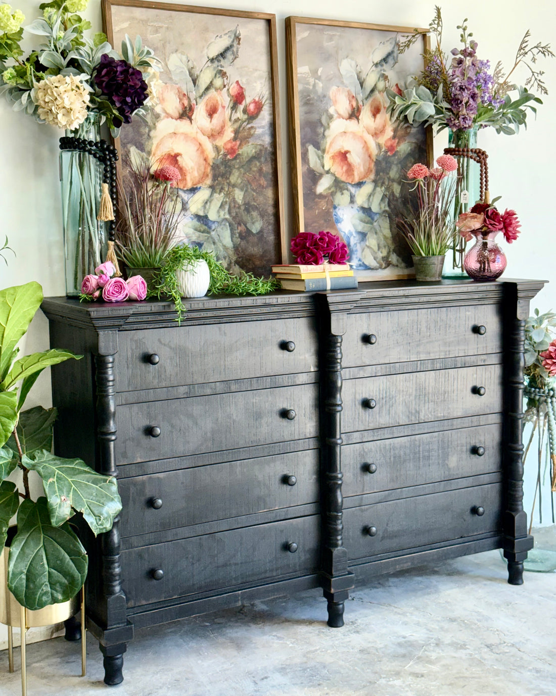 Madison Dresser-Handrubbed Black