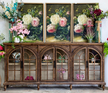 Colette 6 Door Console-Honeywood/Dove