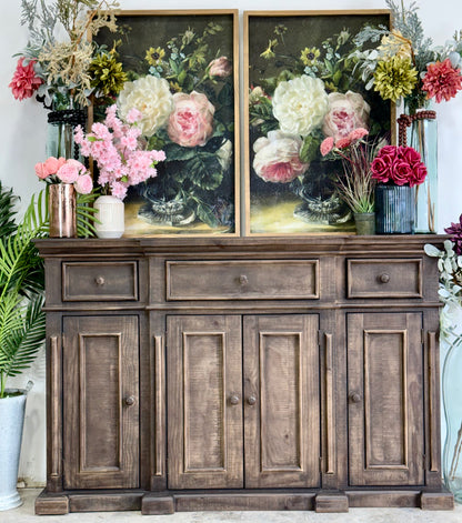 Lindsey 4-Door Console-Cinderwood