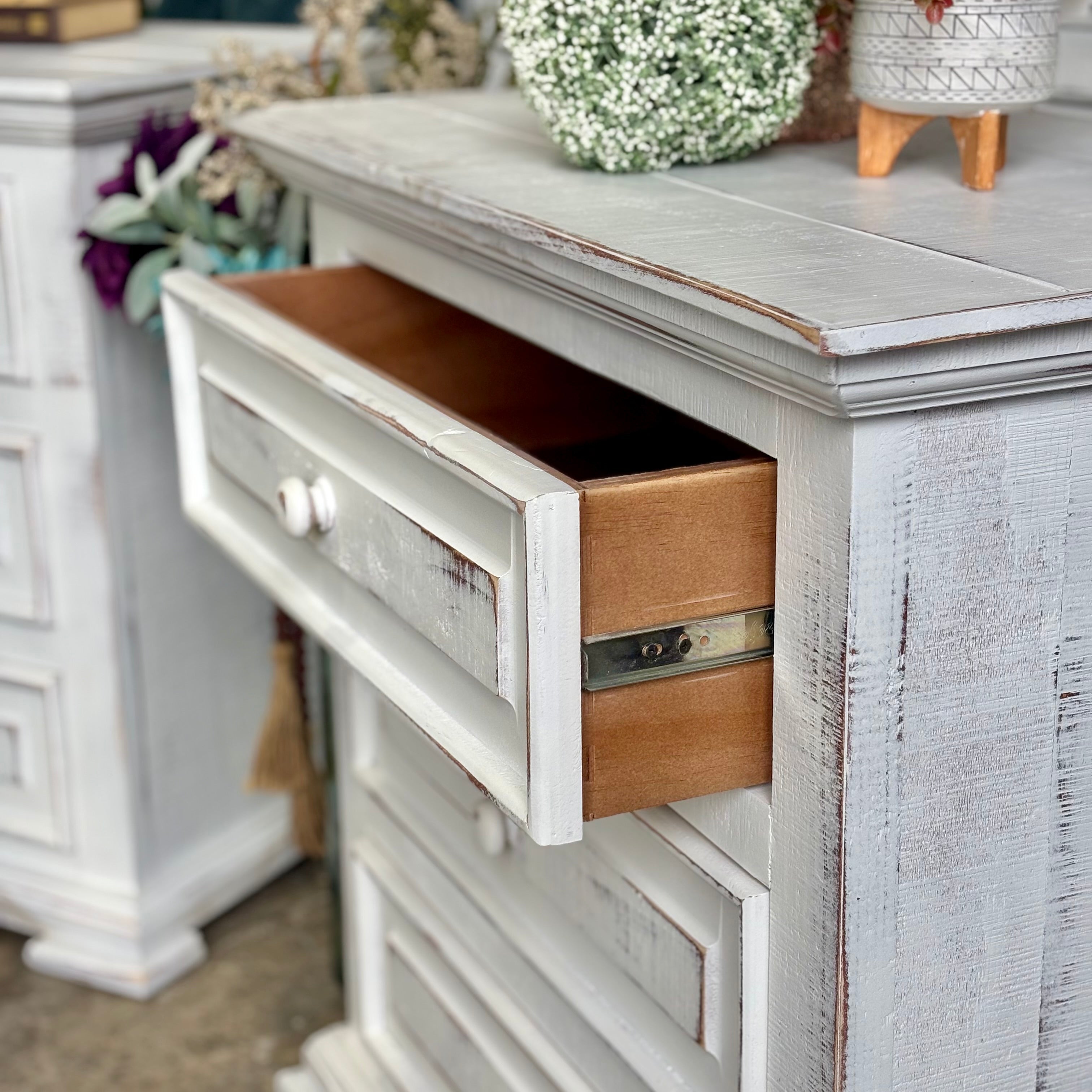 Charlotte 3-Drawer Nightstand-Whisper White