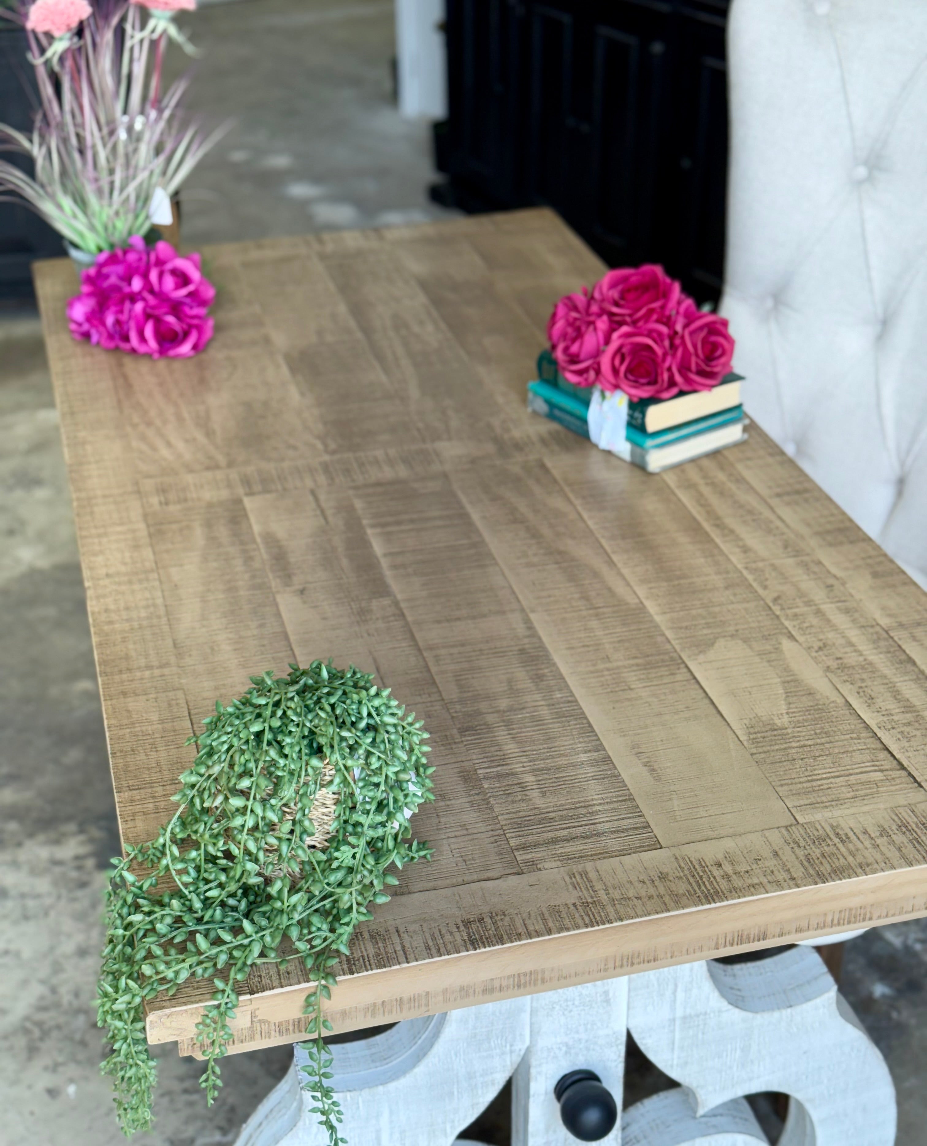Harpwell  Desk-White Wheat/Dove