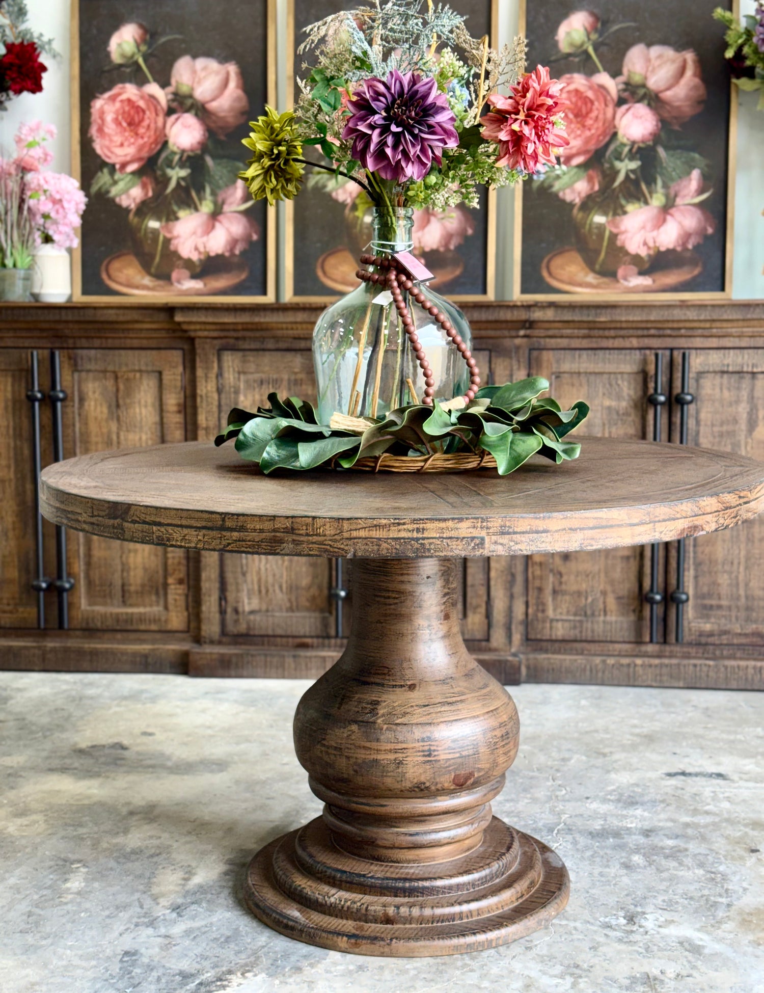 Clara 47" Round Dining Table-Honeywood™