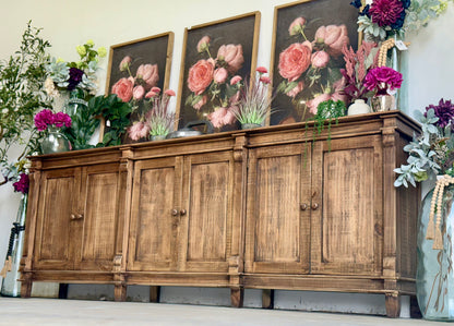 Allison 108" 6 Door Console-Timber