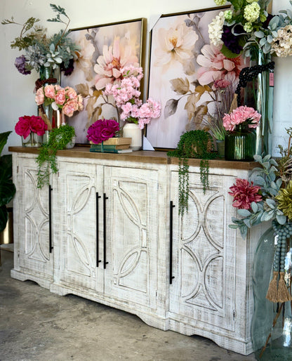 Circle Door Console-Toasted Wheat™/Sandstone