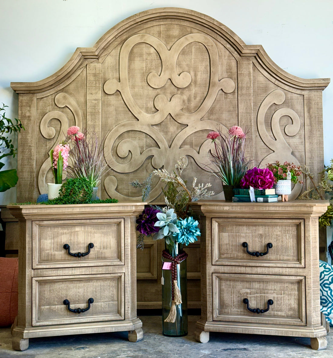 Harper Nightstand- Cappuccino