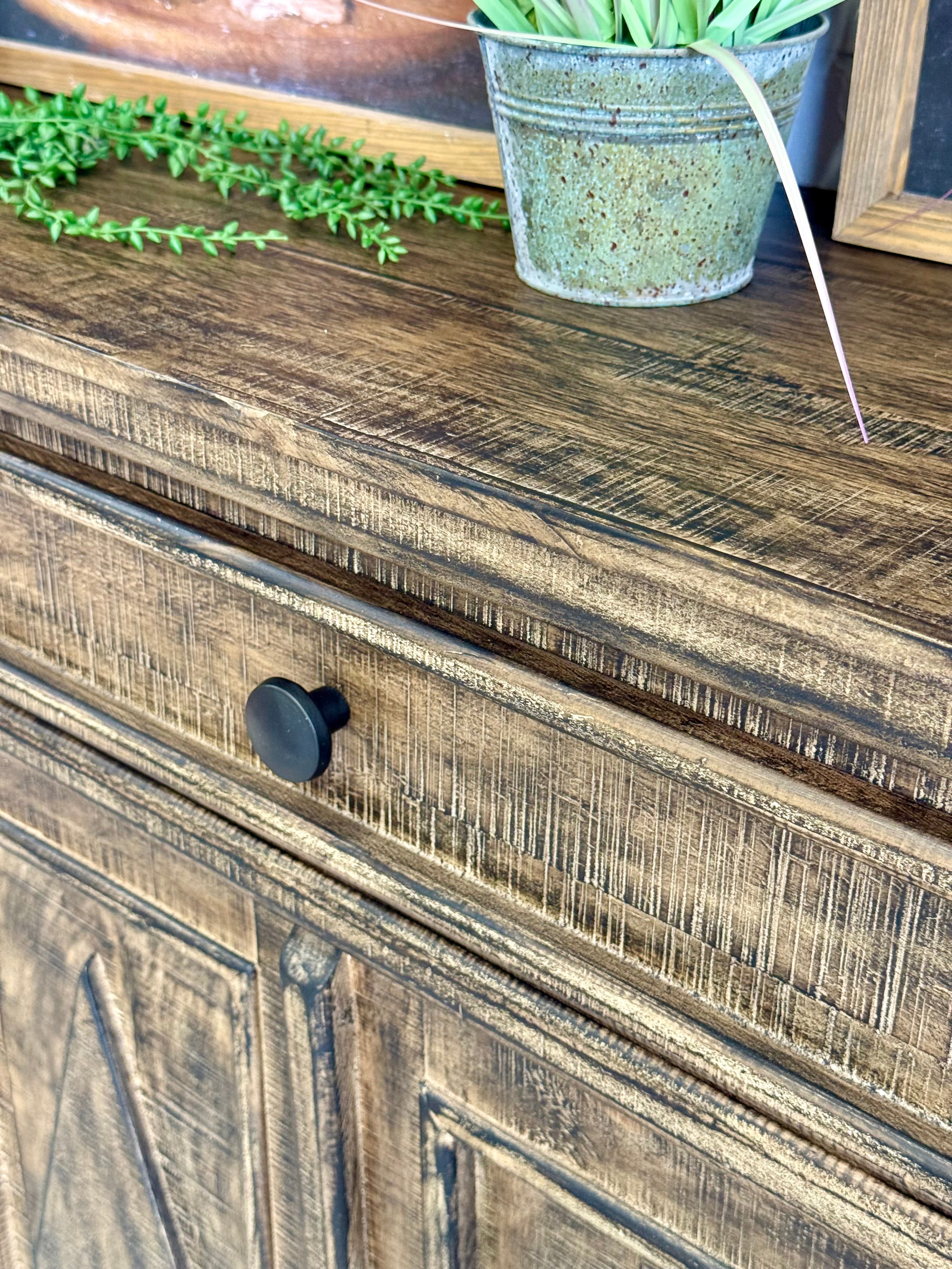 Julia 4 Door Console-Pecan™