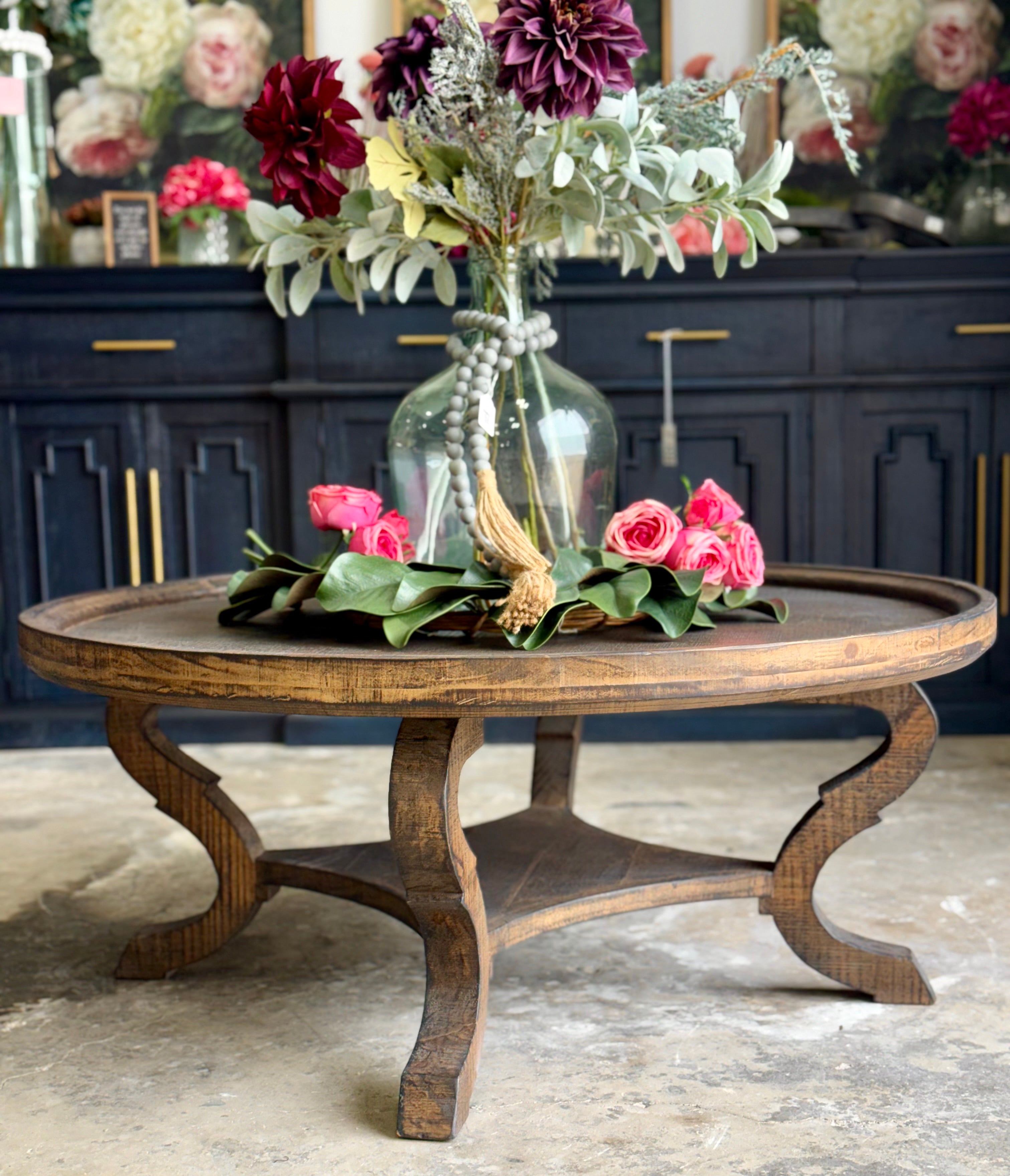 Delaney Round Coffee Table-Honeywood™