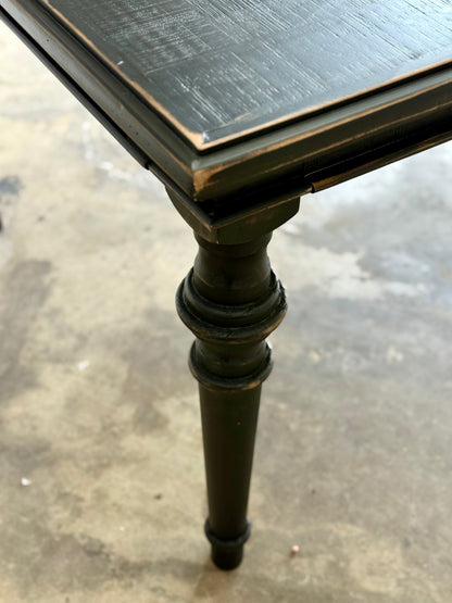 Adeline™ 7 Foot Dining Table-Handrubbed Black