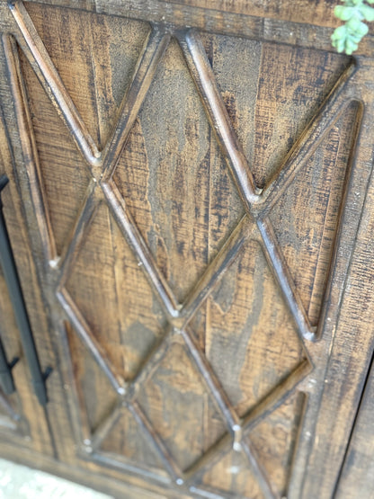 Grace 2 Door Cabinet-Pecan