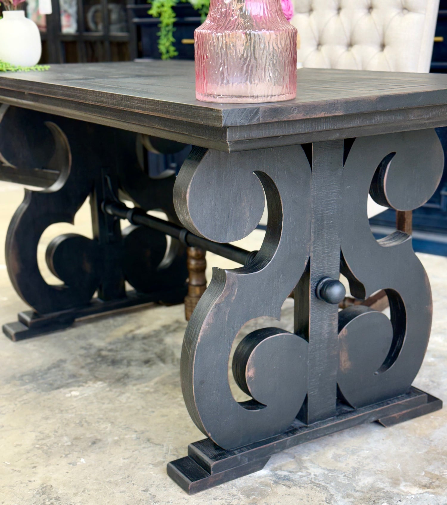 Harpwell Desk-Handrubbed Black