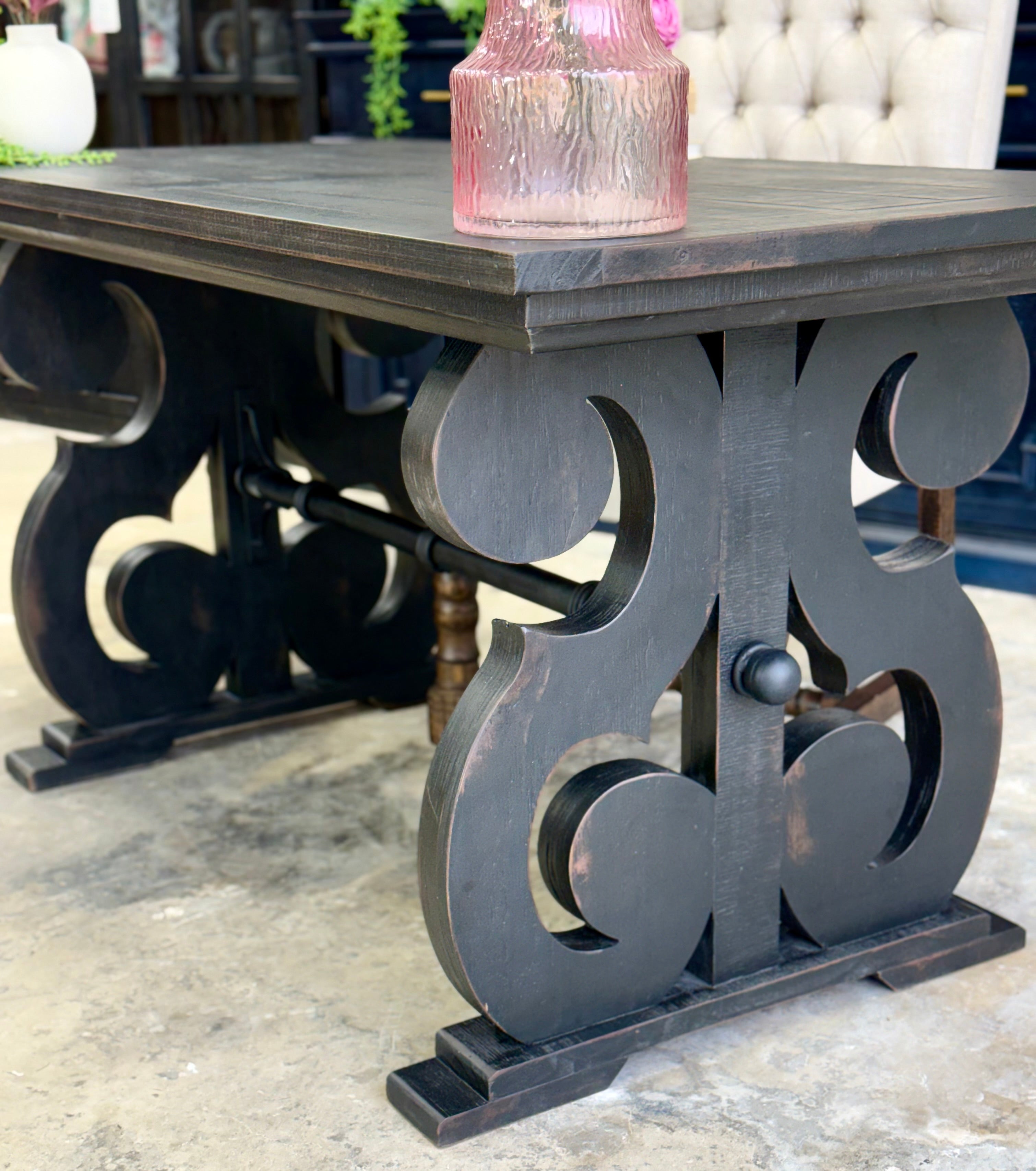 Harpwell Desk-Handrubbed Black