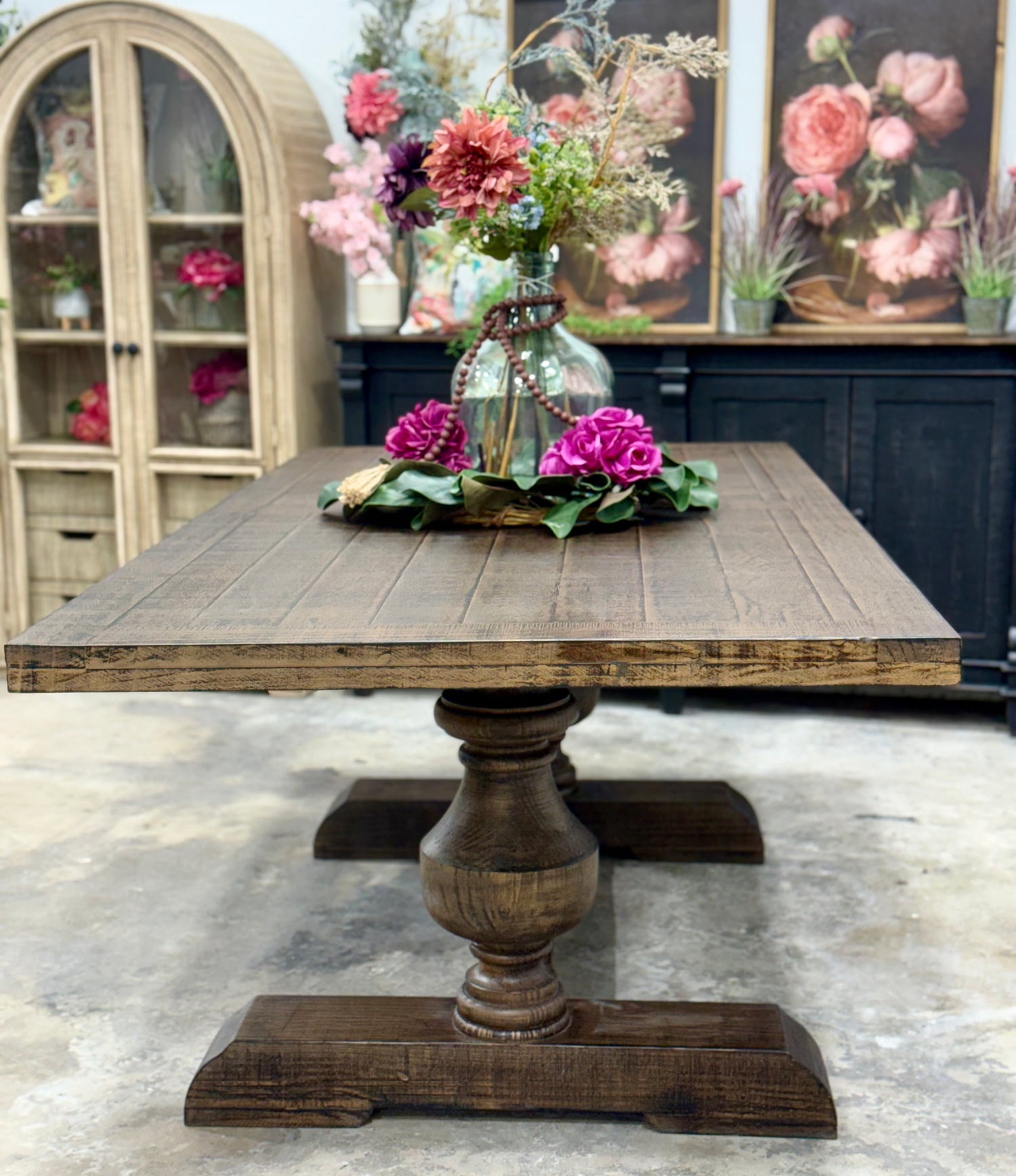 Hannah 7 Foot Dining Table-Honeywood