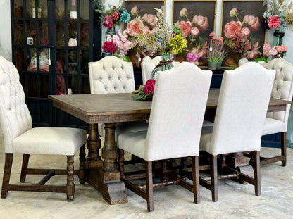 Ella 76" Dining Table With 6 Chairs-Honeywood™