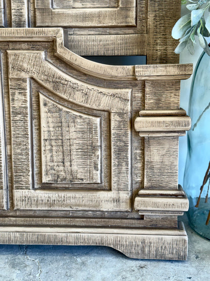 Eden Queen Bed-Sandstone