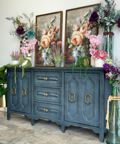 Cora Console-Blue Haze/Gold™