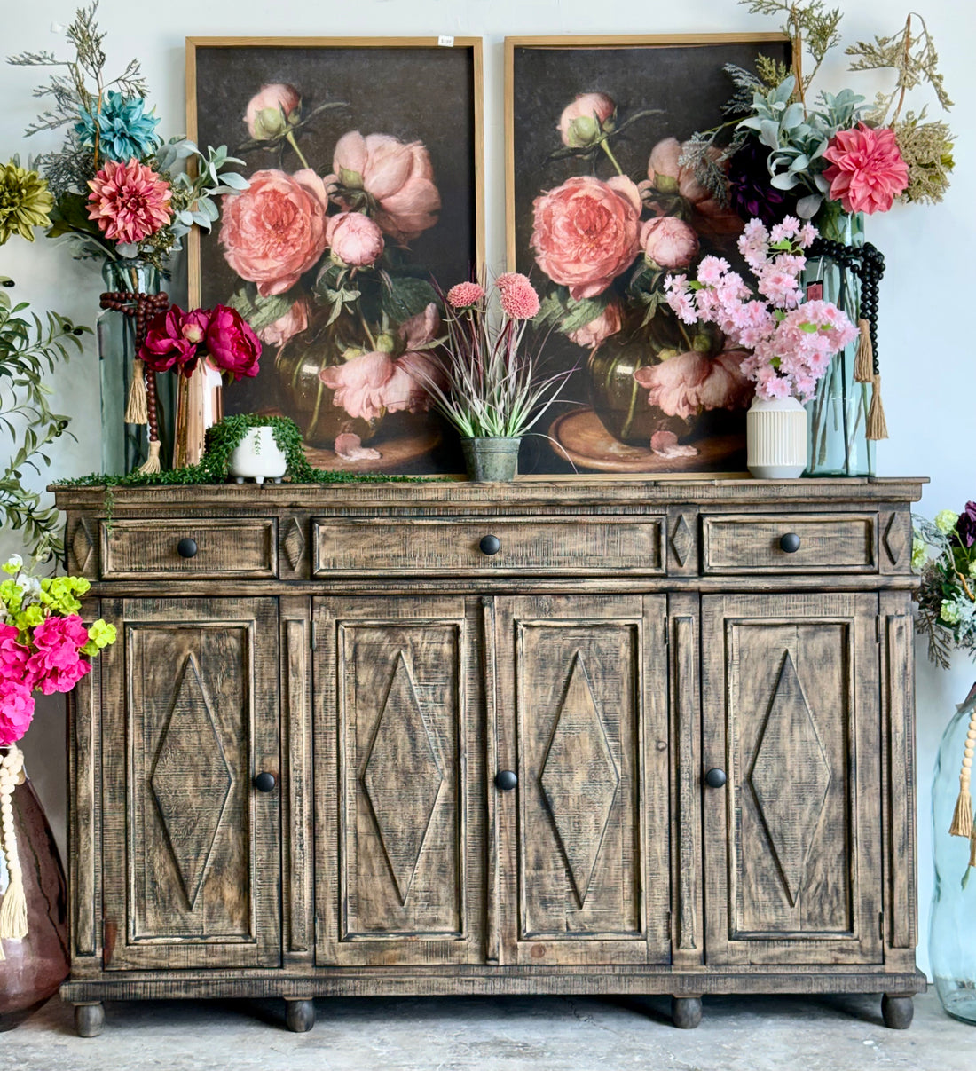 Julia 4 Door Console-Pecan™