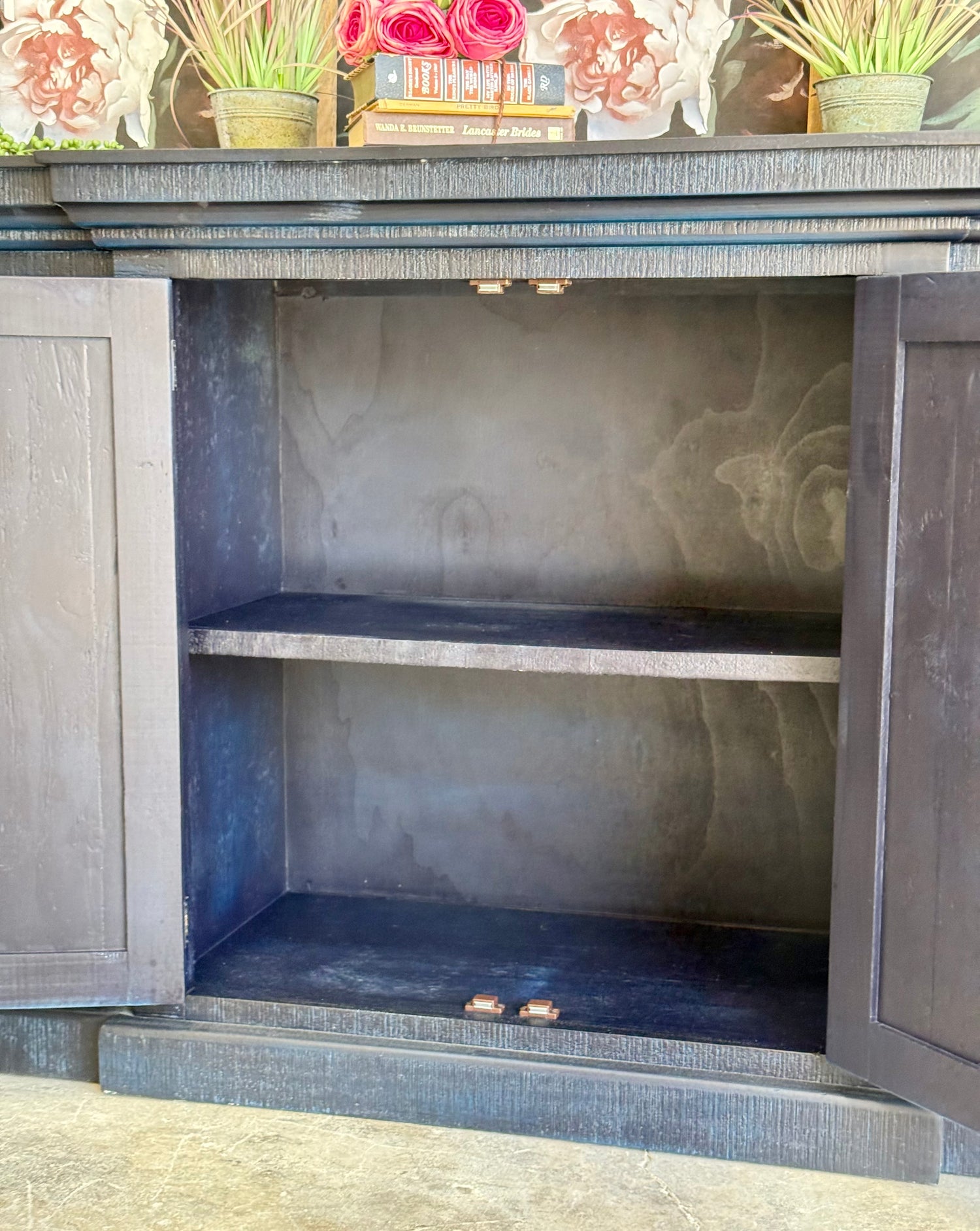 Kylie Console-Deep Blue/Gold