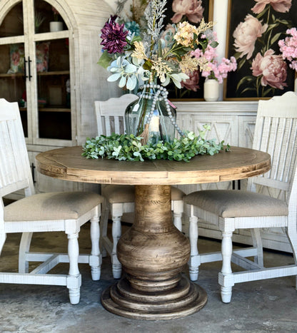 Clara 47&quot; Round Dining Table-Sandstone