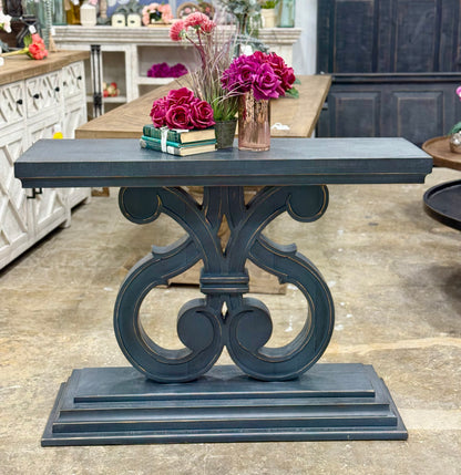 Harp Entryway Table-Blue Haze™