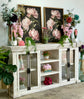 Blakely 4 Door Console-Toasted Wheat