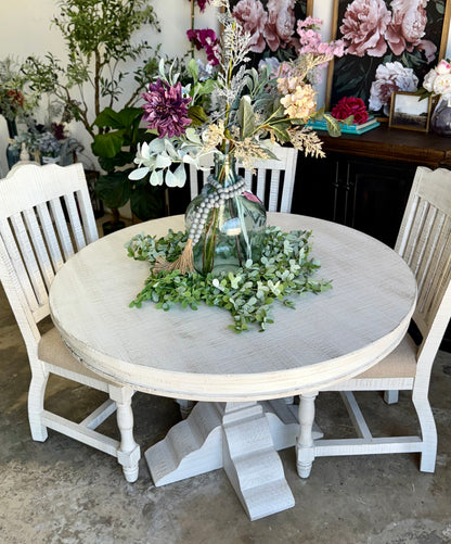 Callie 48&quot; Round Table-White Wheat
