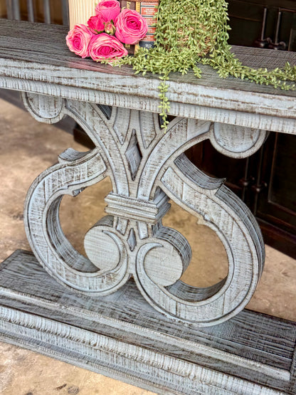 Harp Entryway Table-Blue Onyx™