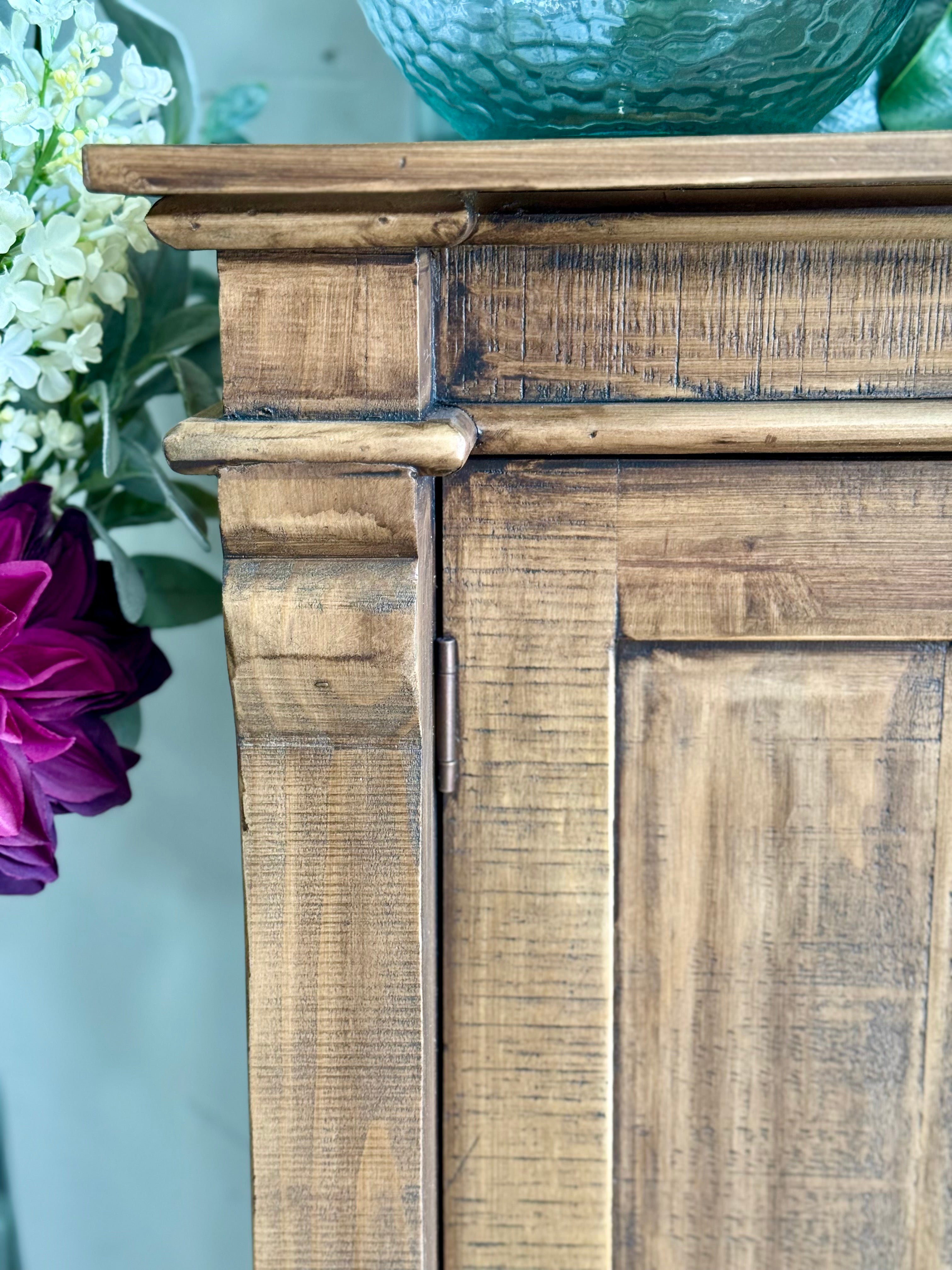 Allison 108" 6 Door Console-Timber