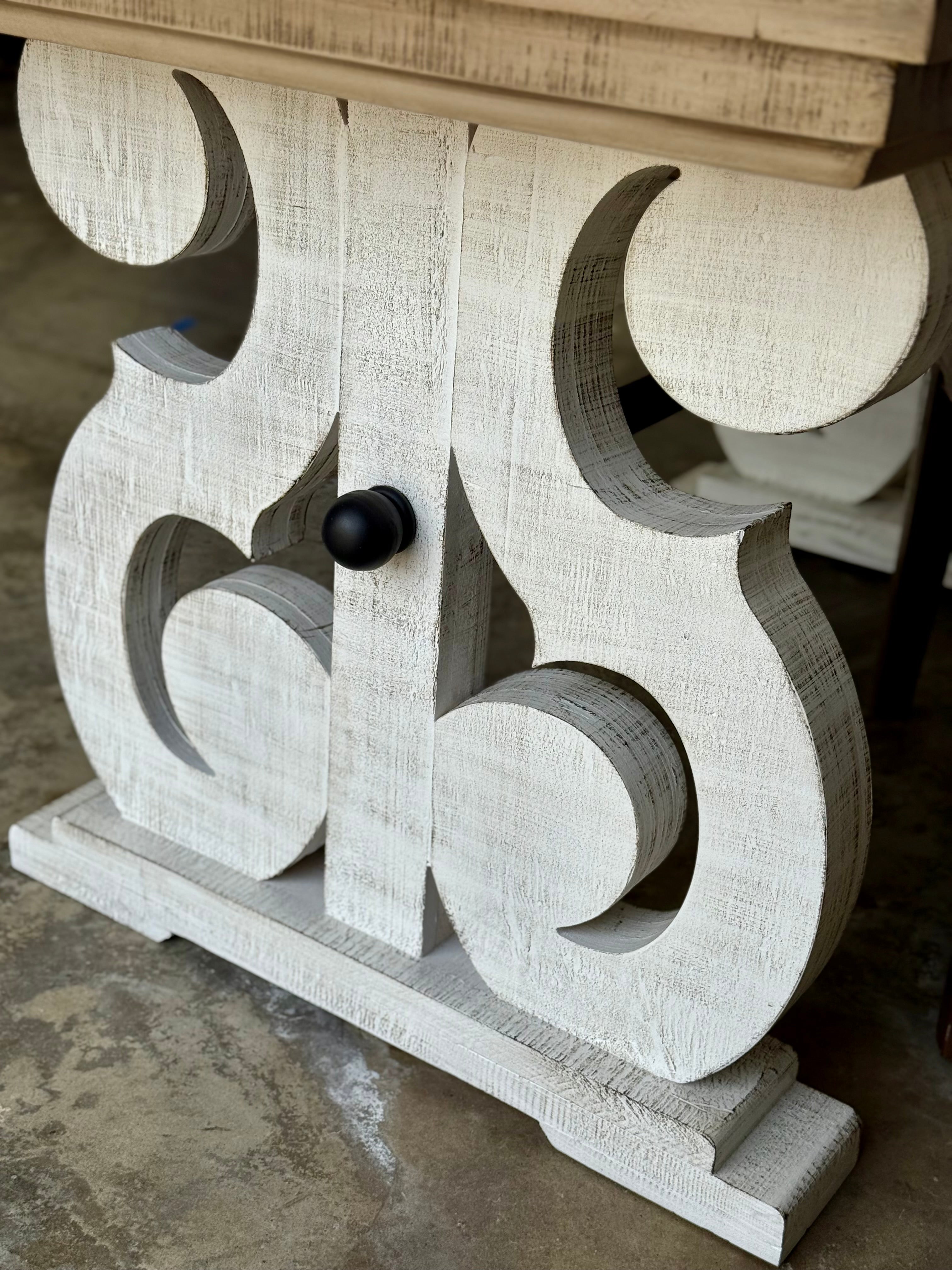 Harpwell  Desk-White Wheat/Dove