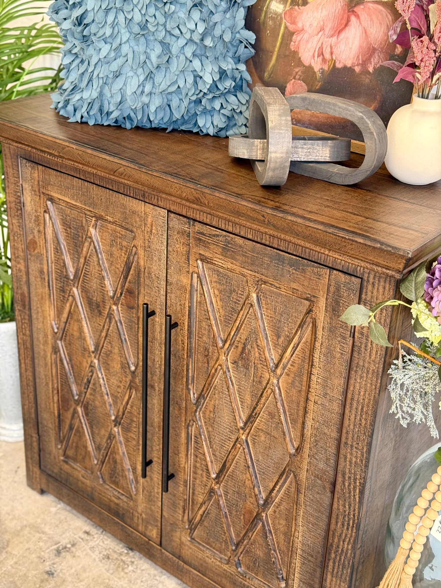 Grace 2 Door Cabinet-Honeywood