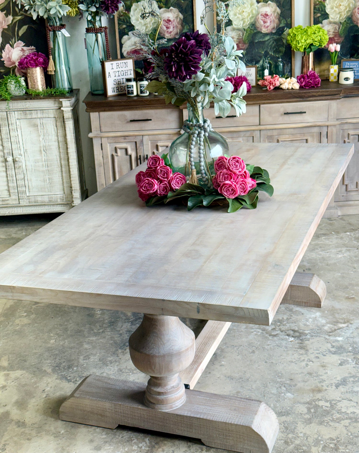 Hannah 7 Foot Dining Table-Soft Drift™