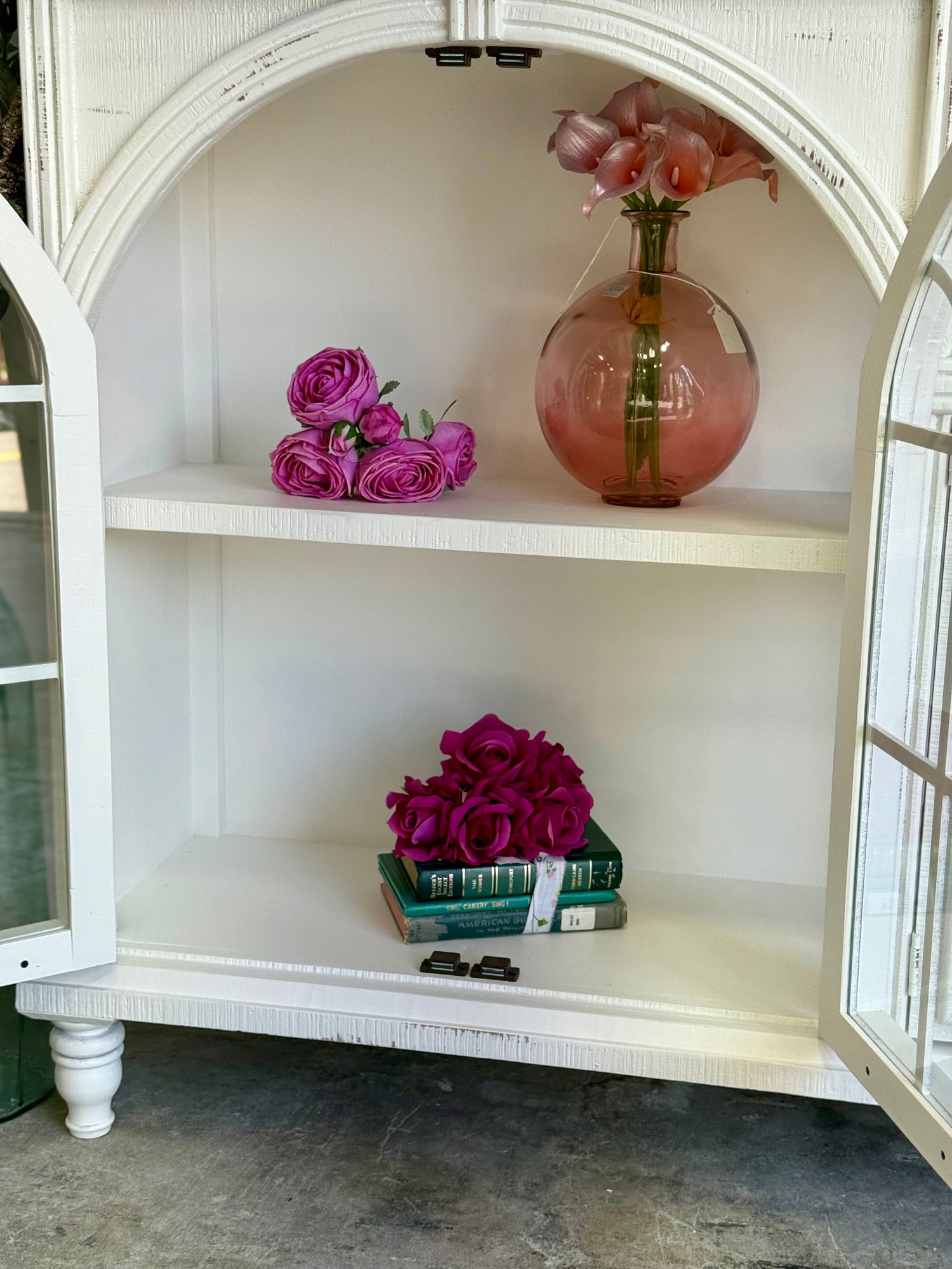 Colette Console-Frosted Linen/Sandstone