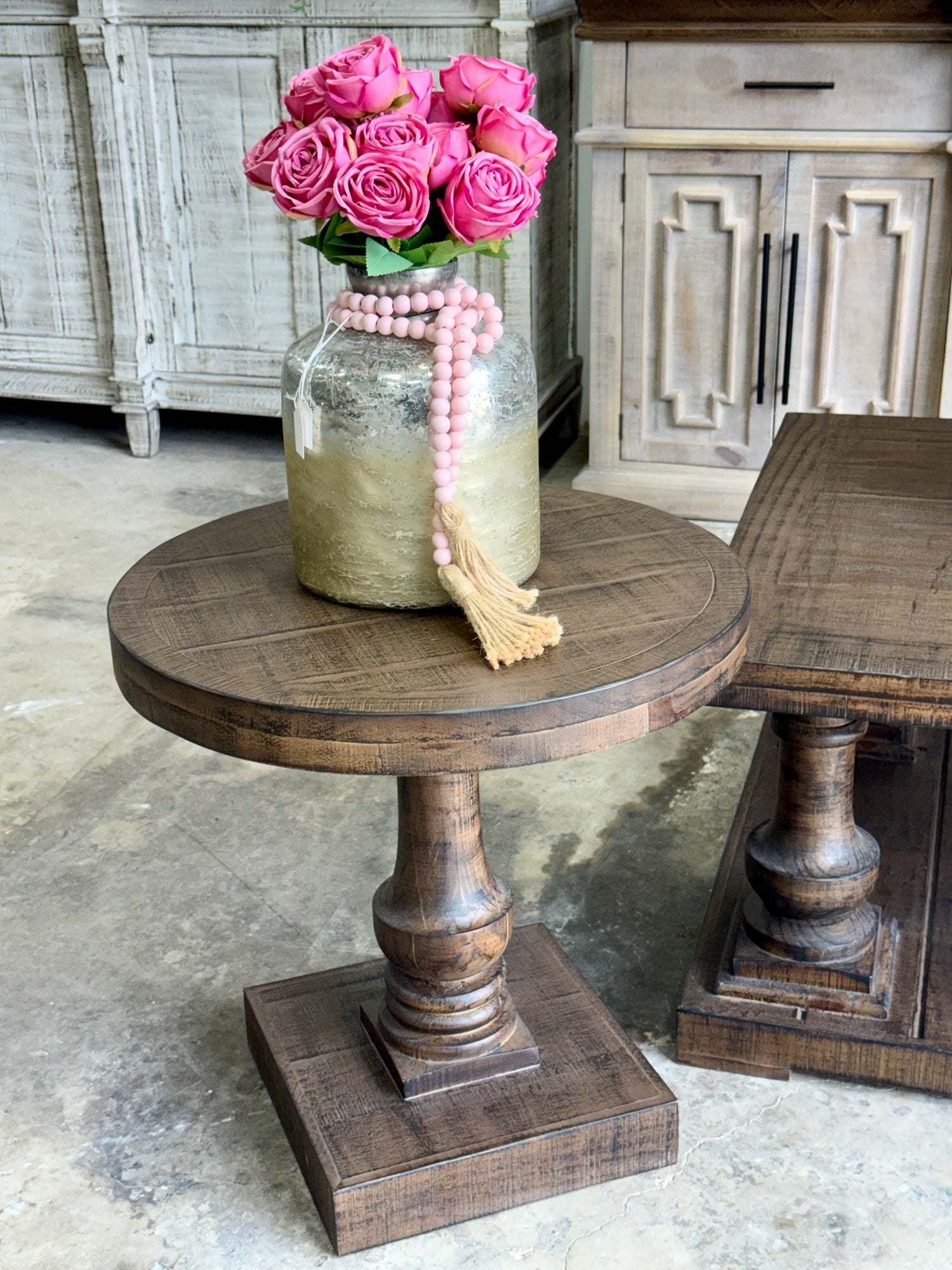 Brooklyn Round Side Table-Honeywood™