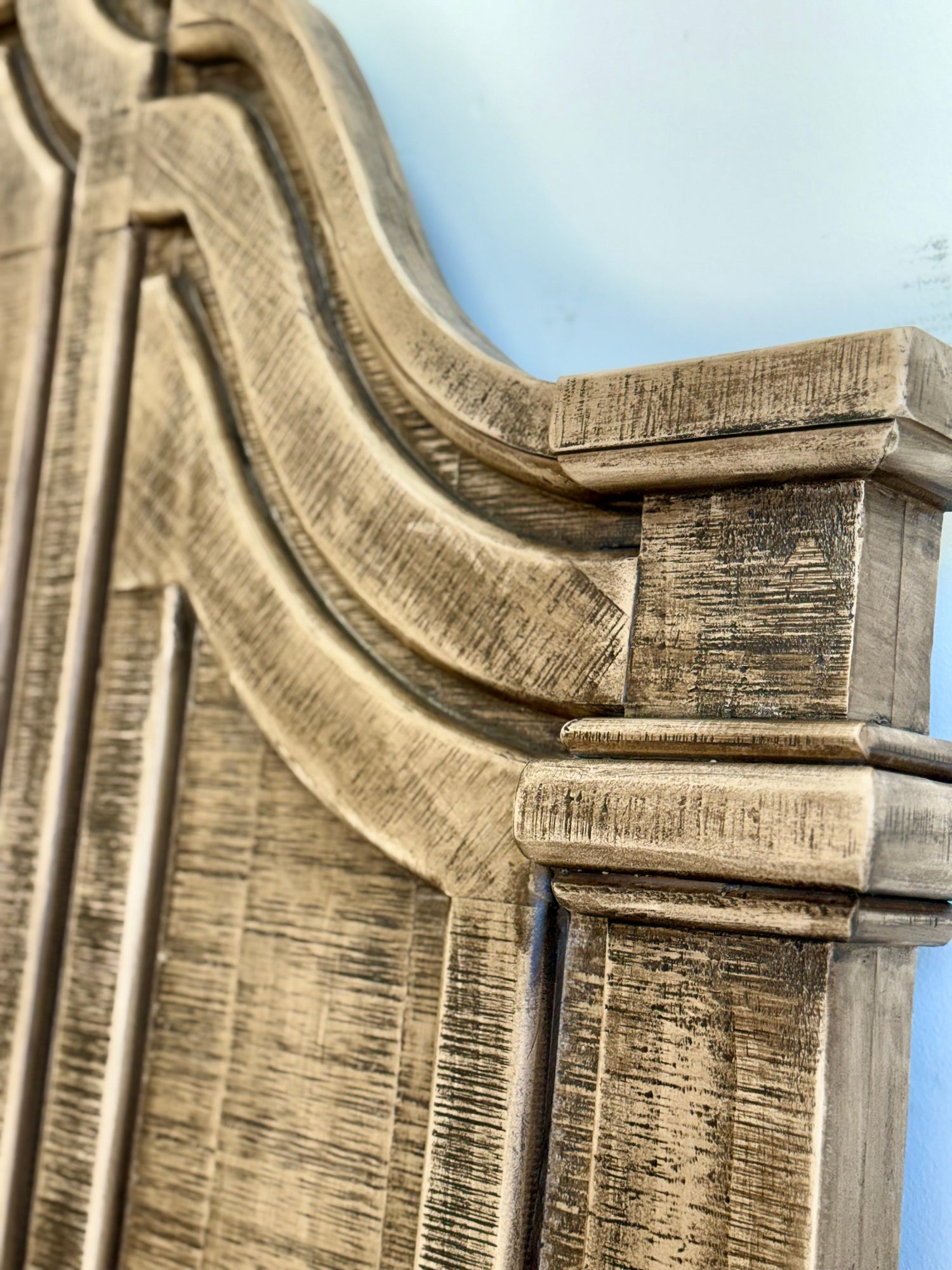 Eden Queen Bed-Sandstone