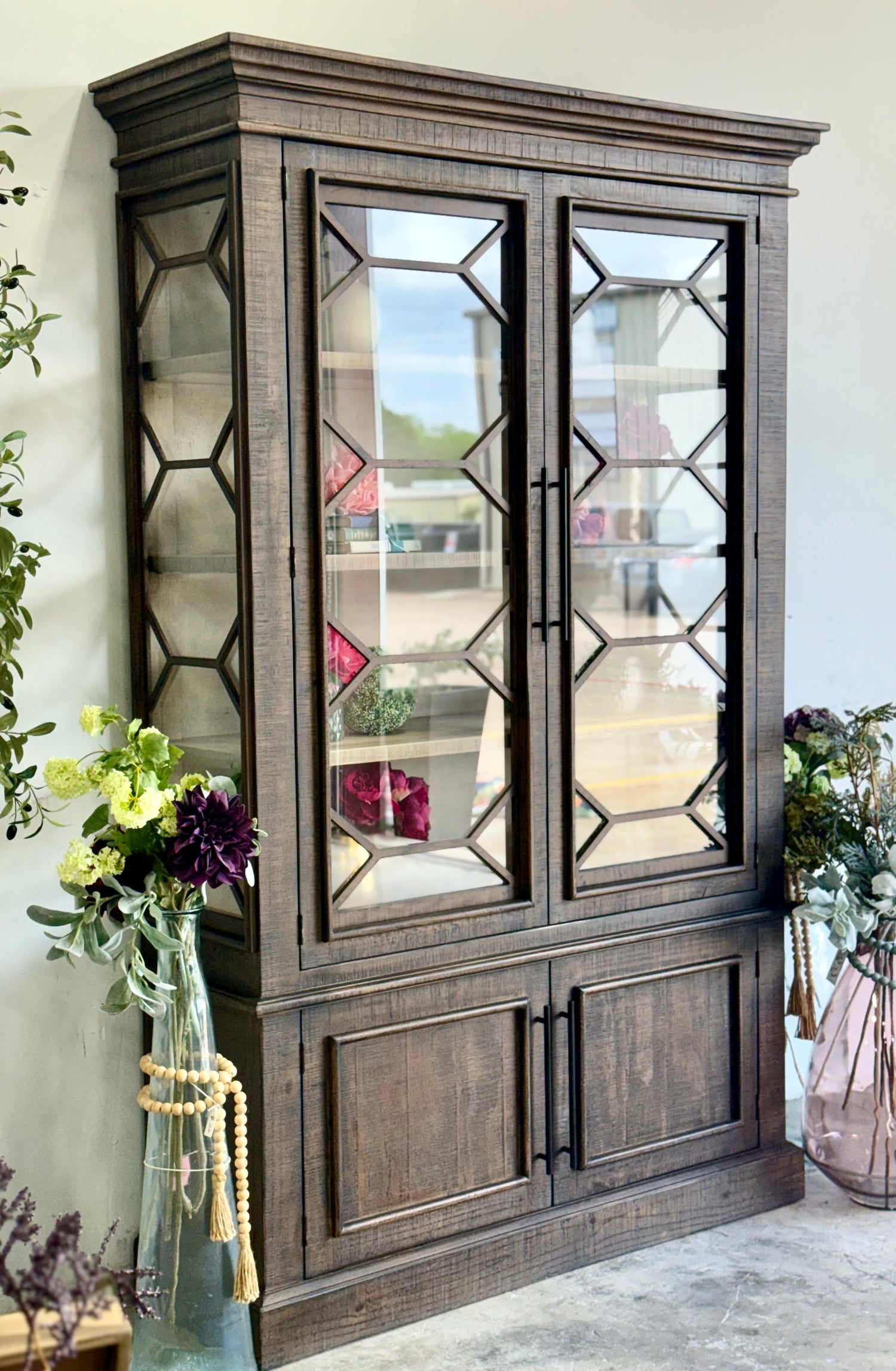 Eden Vitrine-Honeywood/Dove