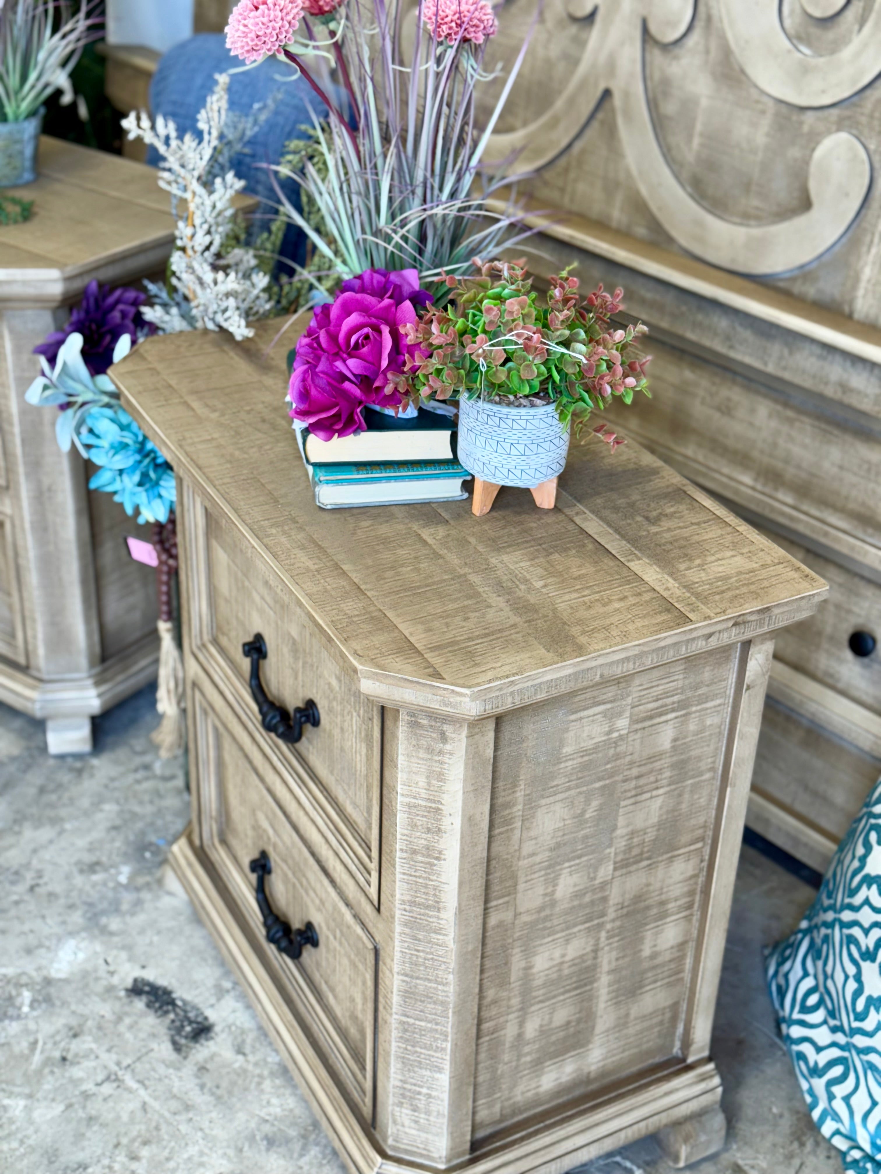 Harper Nightstand- Cappuccino